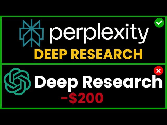 FREE Perplexity Deep Research VS OpenAI Deep Research?!🤖 Save $200/Month! (+ NEW o3 & R1 Reasoning)