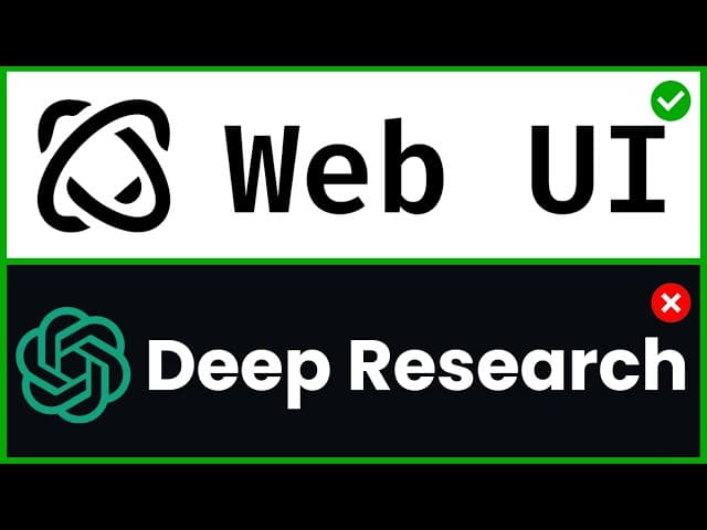 FREE WebUI Beats OpenAI Deep Research & Operator!🤖 (ANY LLM) Open Source Browser Use AI Agent