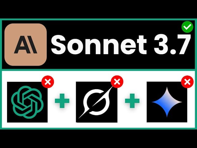 NEW Claude Sonnet 3.7 Beats ALL Models!🤖 OpenAI, Grok 3, Gemini 2.0 Pro - Best Coding AI Agent