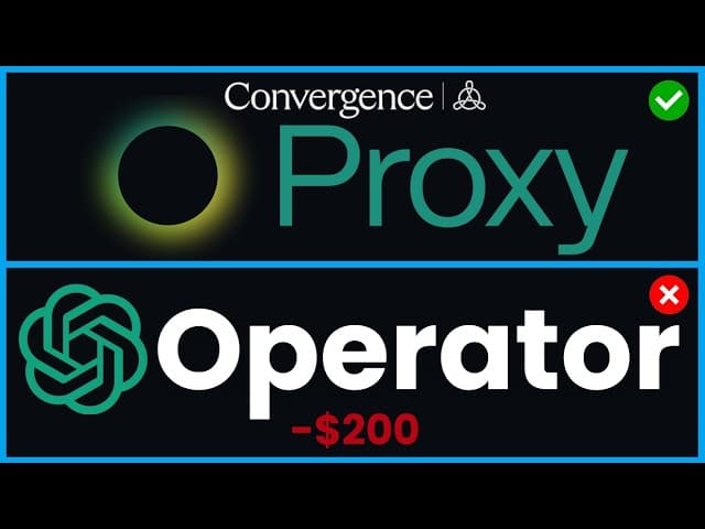 FREE Convergence Proxy BEATS OpenAI Operator (SAVE $200/mo!)🤖 Best AI Browsing Agent?
